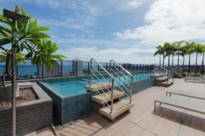 Sensacional quarto e sala c/ vista pro mar da Ponta Verde